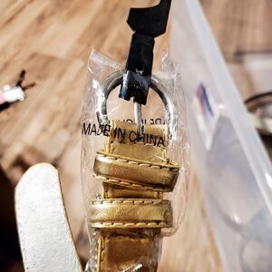 Gold 1 inch belt 